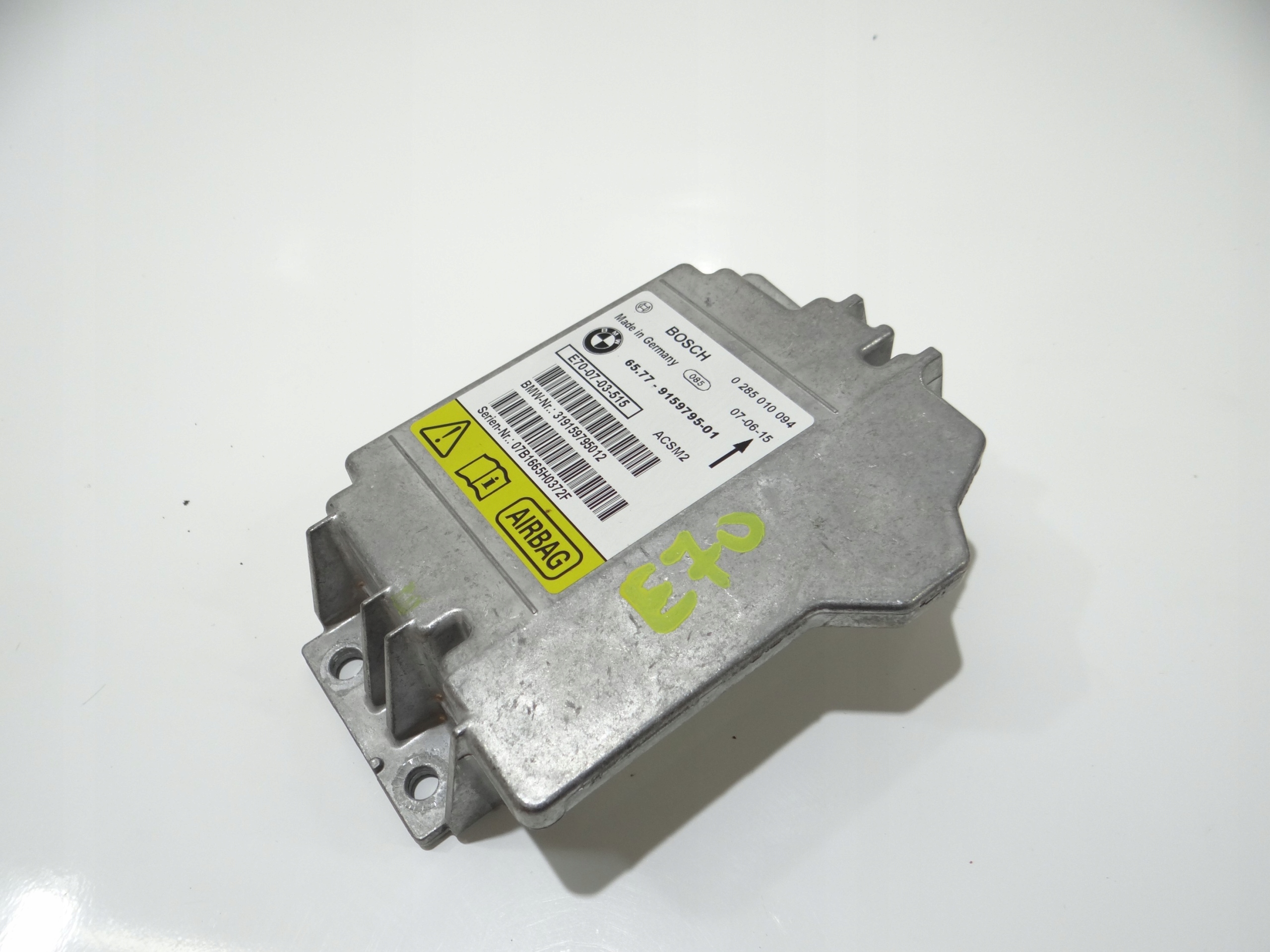 Module SENSOR Airbag BMW X5 E70 9159795