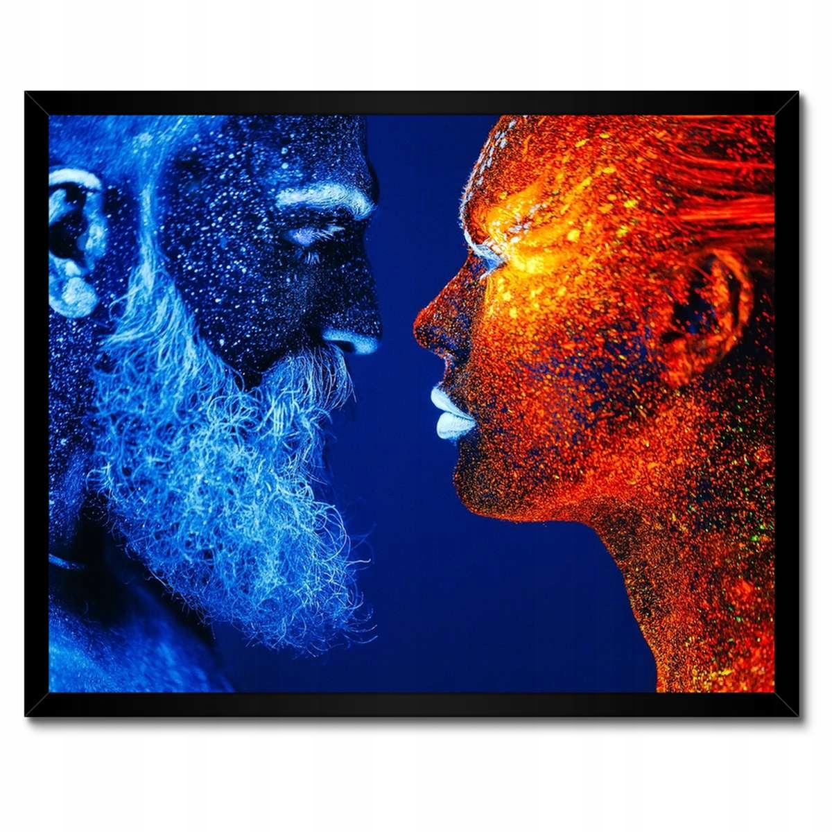 Plakáty v rámu 50x40 On chladný Ona horká Sex