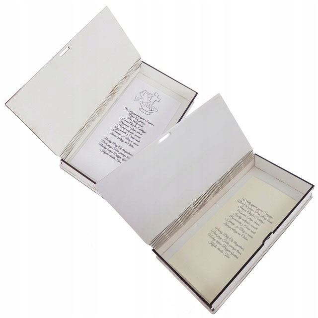 DREWNIANY KARNET DL - CHRZEST /PAMIĄTKA CHRZTU ŚW. Marka inna marka