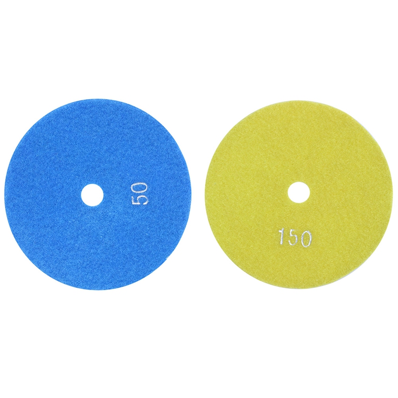 2x 5 дюймов 125 мм влажные алмазные гранильные полировальные колодки