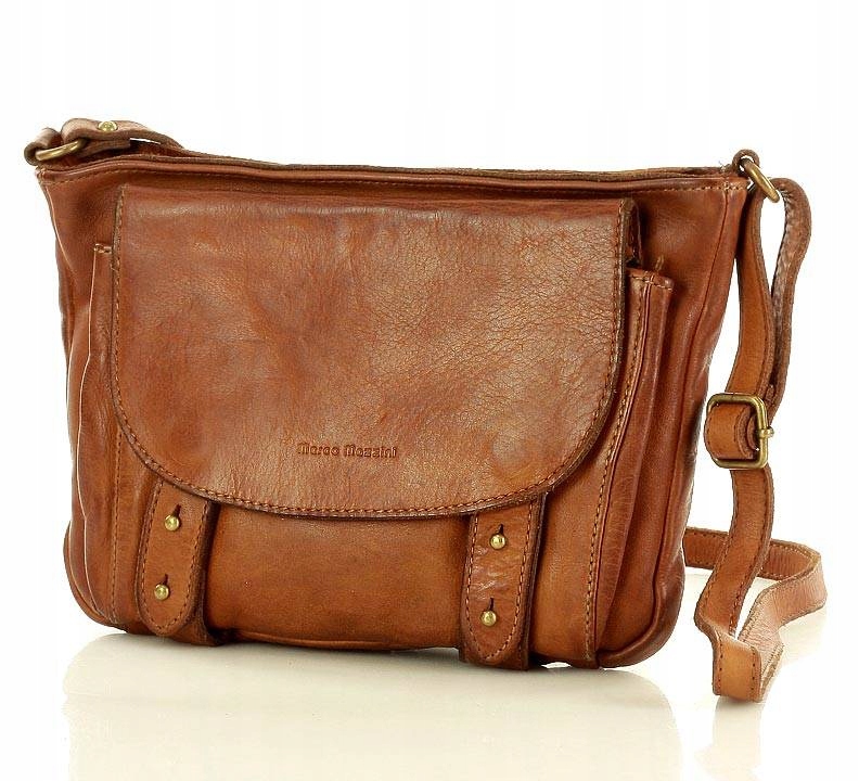 

Marco Mazzini Torebka skórzana vintage messenger