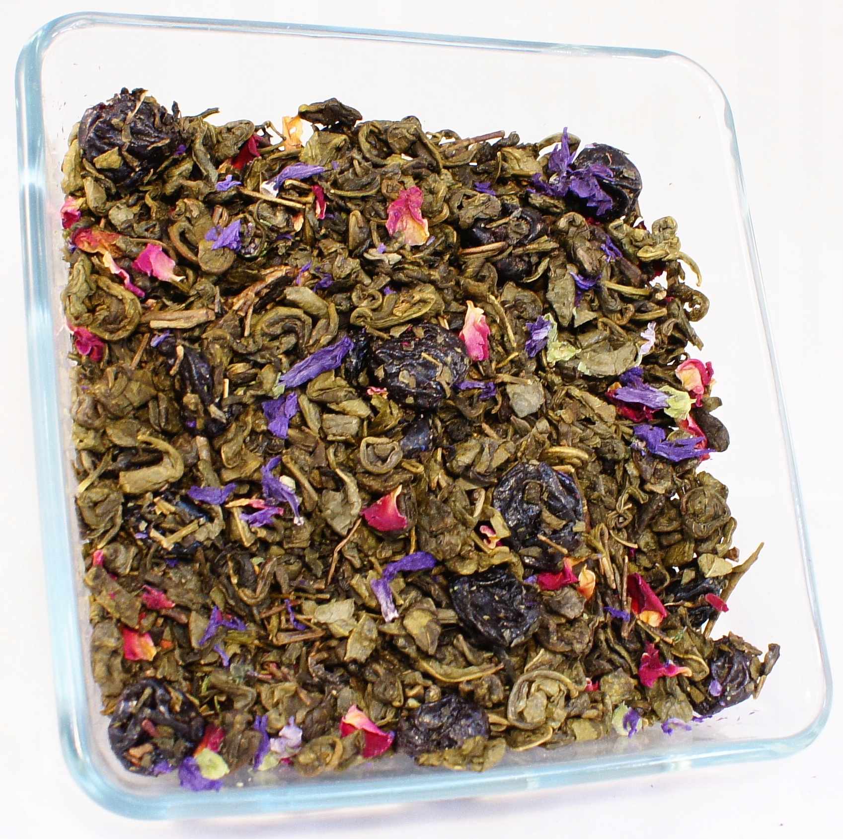 Zelený čaj listový Třešňový 1 kg, Celé Višně