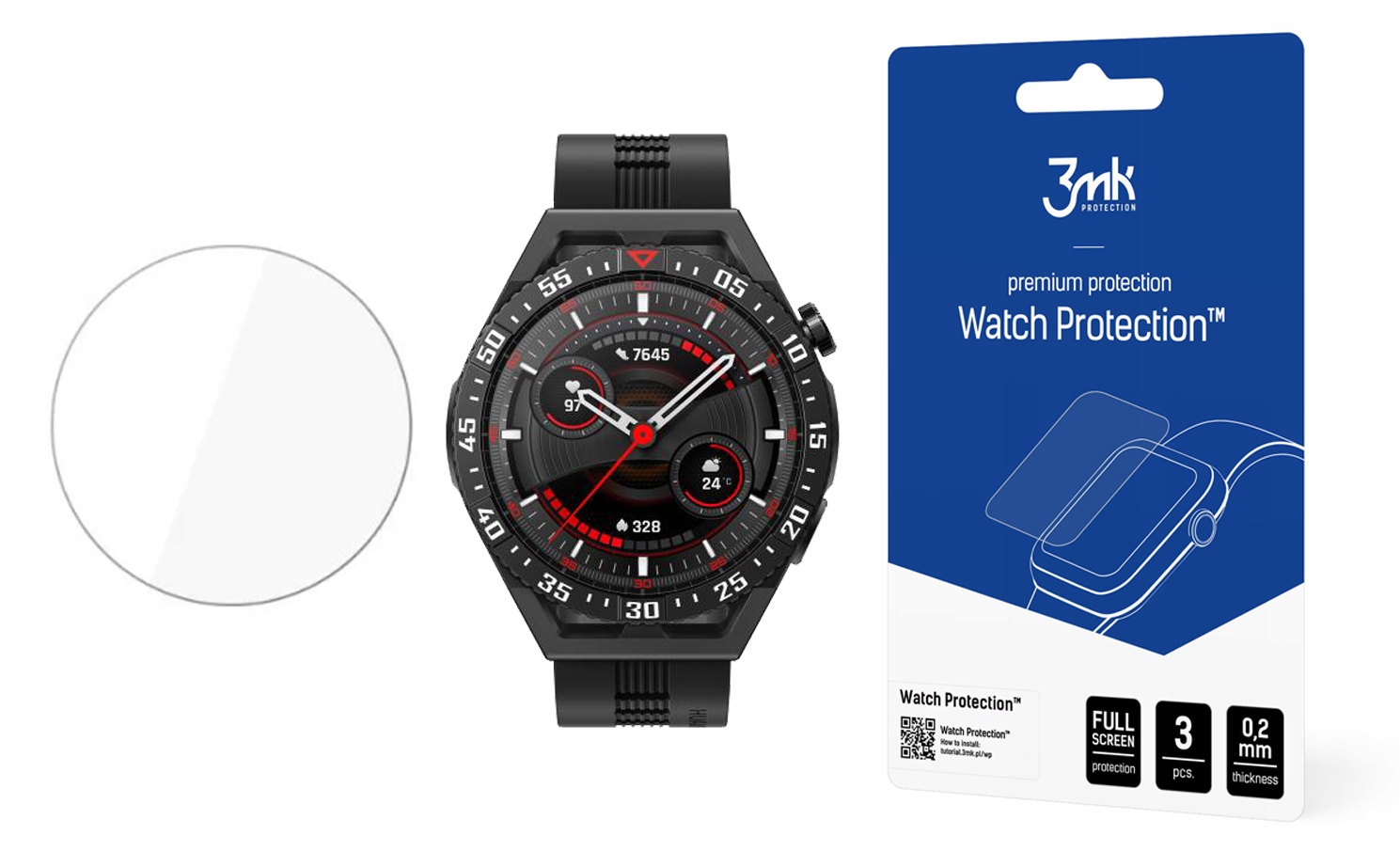 

3mk FlexibleGlass do Huawei Watch Gt 3 Se 46mm