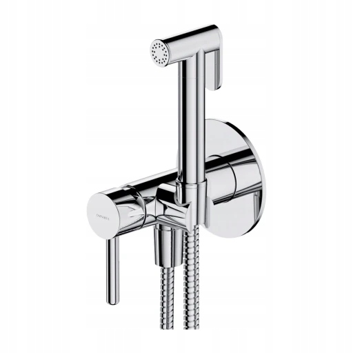 Podomietkový bidetový systém, chrómový lesk