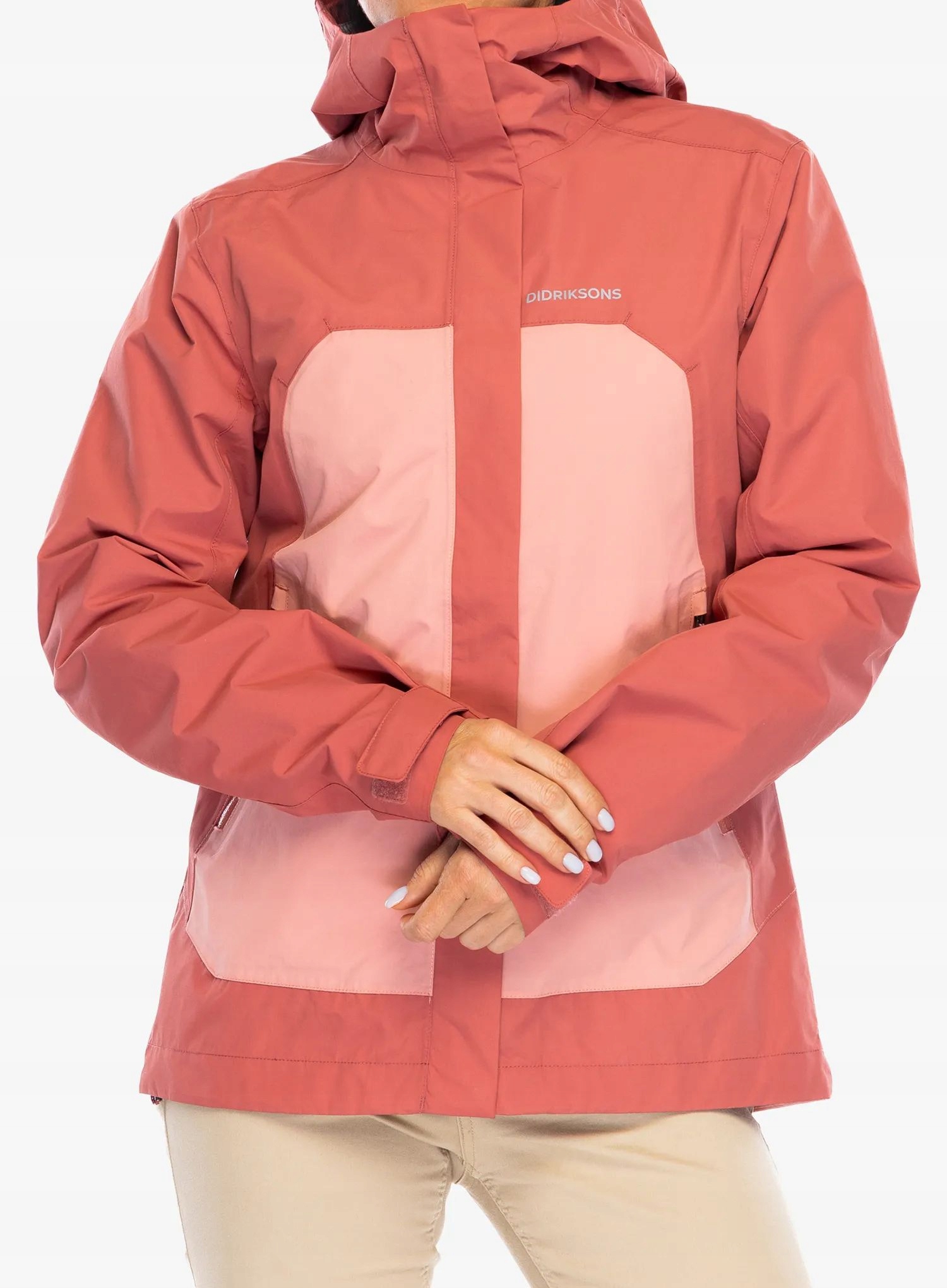 Dámská nepromokavá bunda Didriksons Grit Jacket 3 pink, velikost 36 S