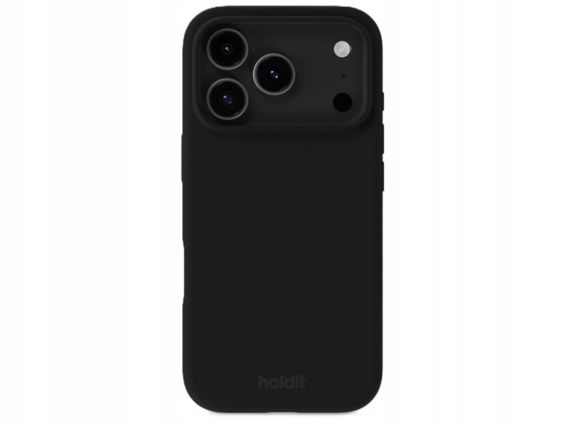 Etui Holdit Silicone Case do Apple iPhone 17 Pro Max Czarny