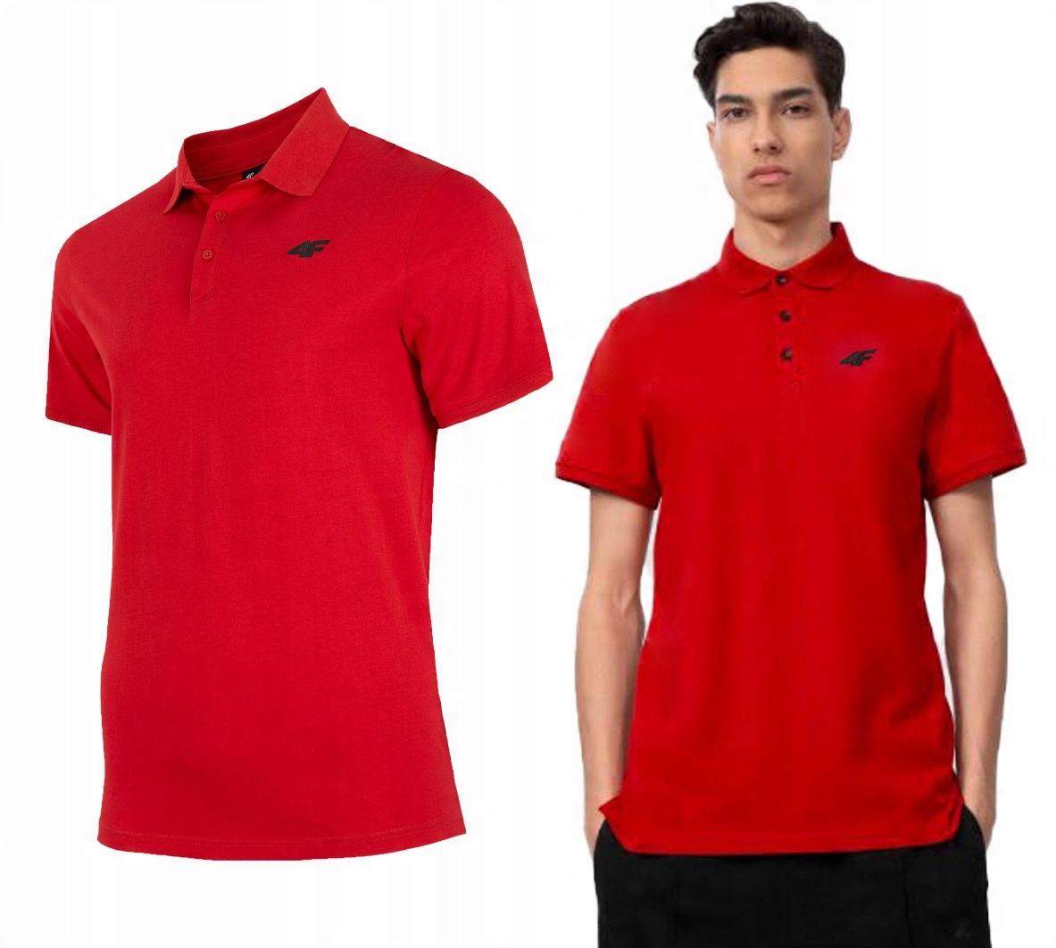 

T-shirt męski Polo 4F TSM355 polówka bawełna M