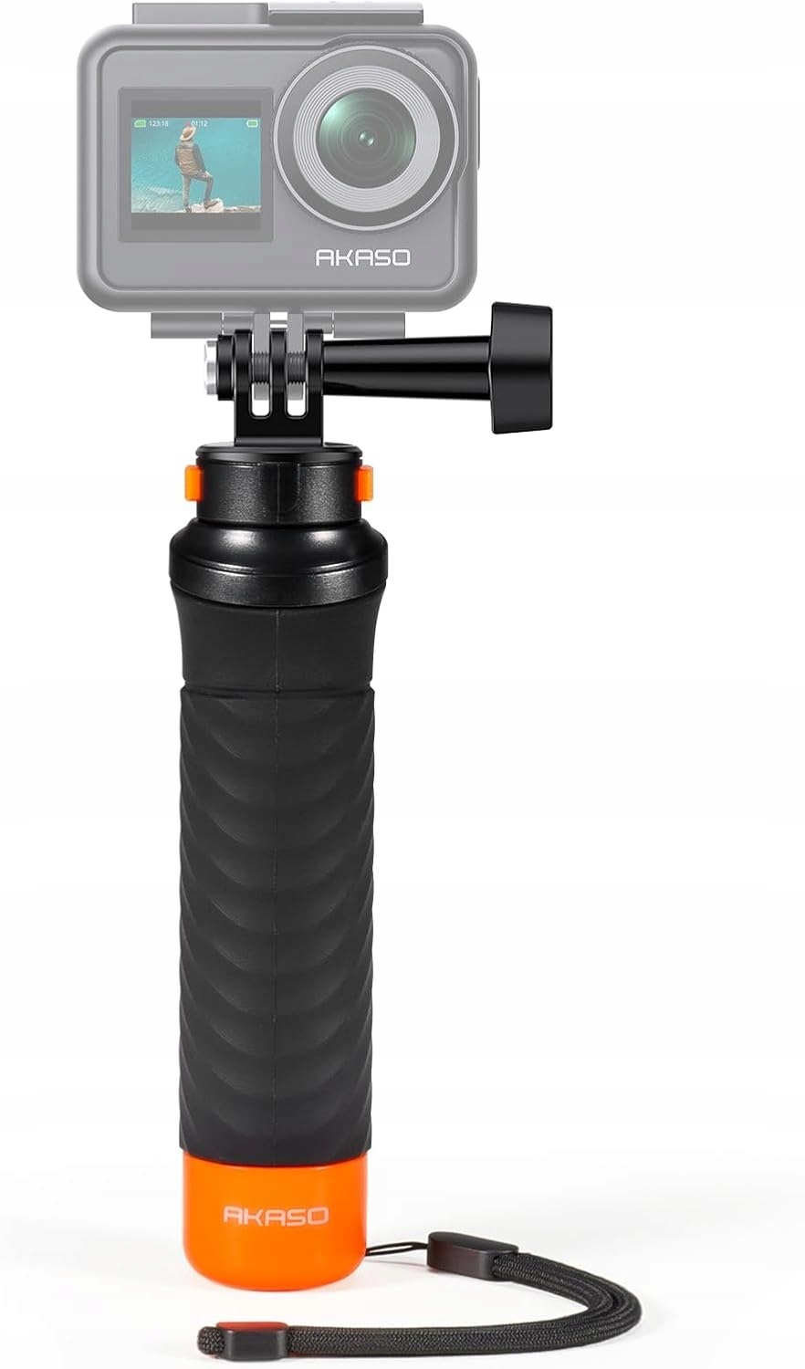 AKASO Uchwyt Pływający Do Kamer Sportowych Podwodny Grip Action Cam — miniatura 9