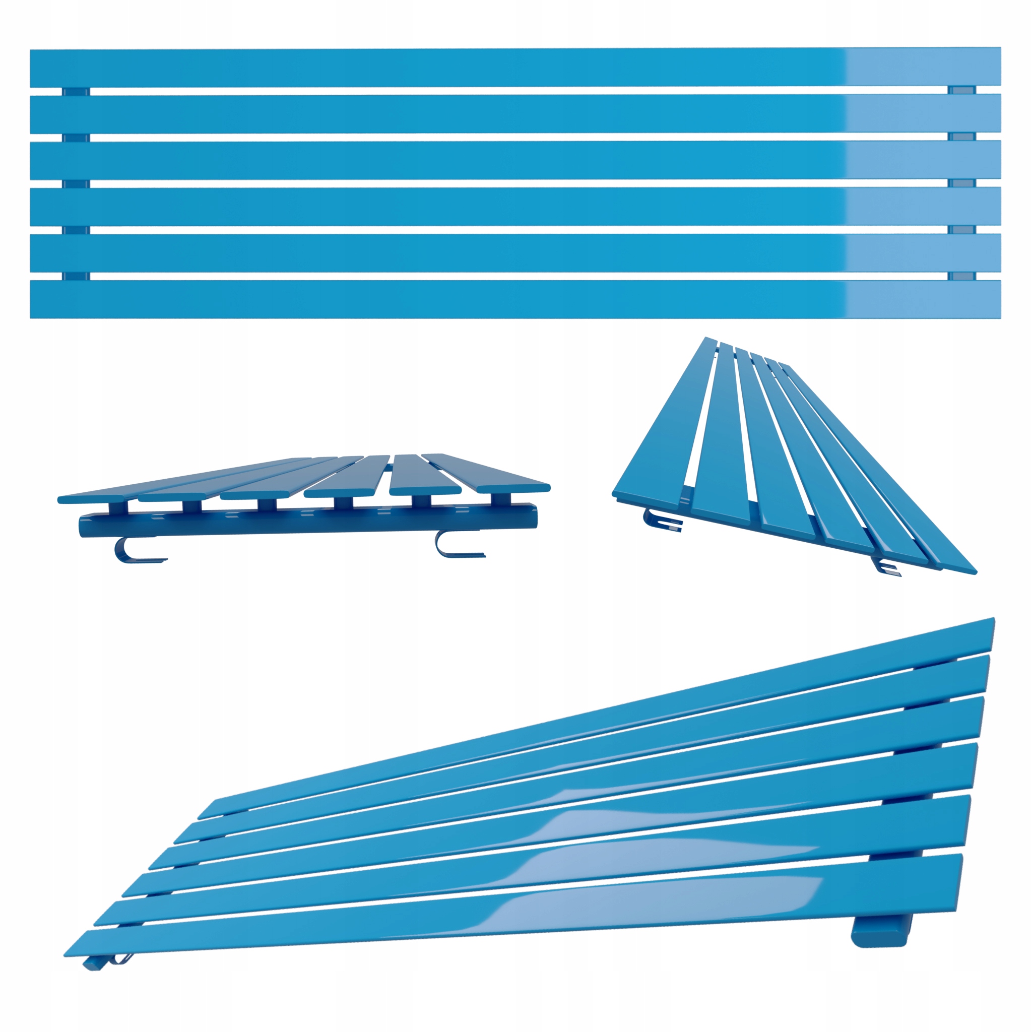 Horizontální ohřívač Belloslim 45x120 modrý