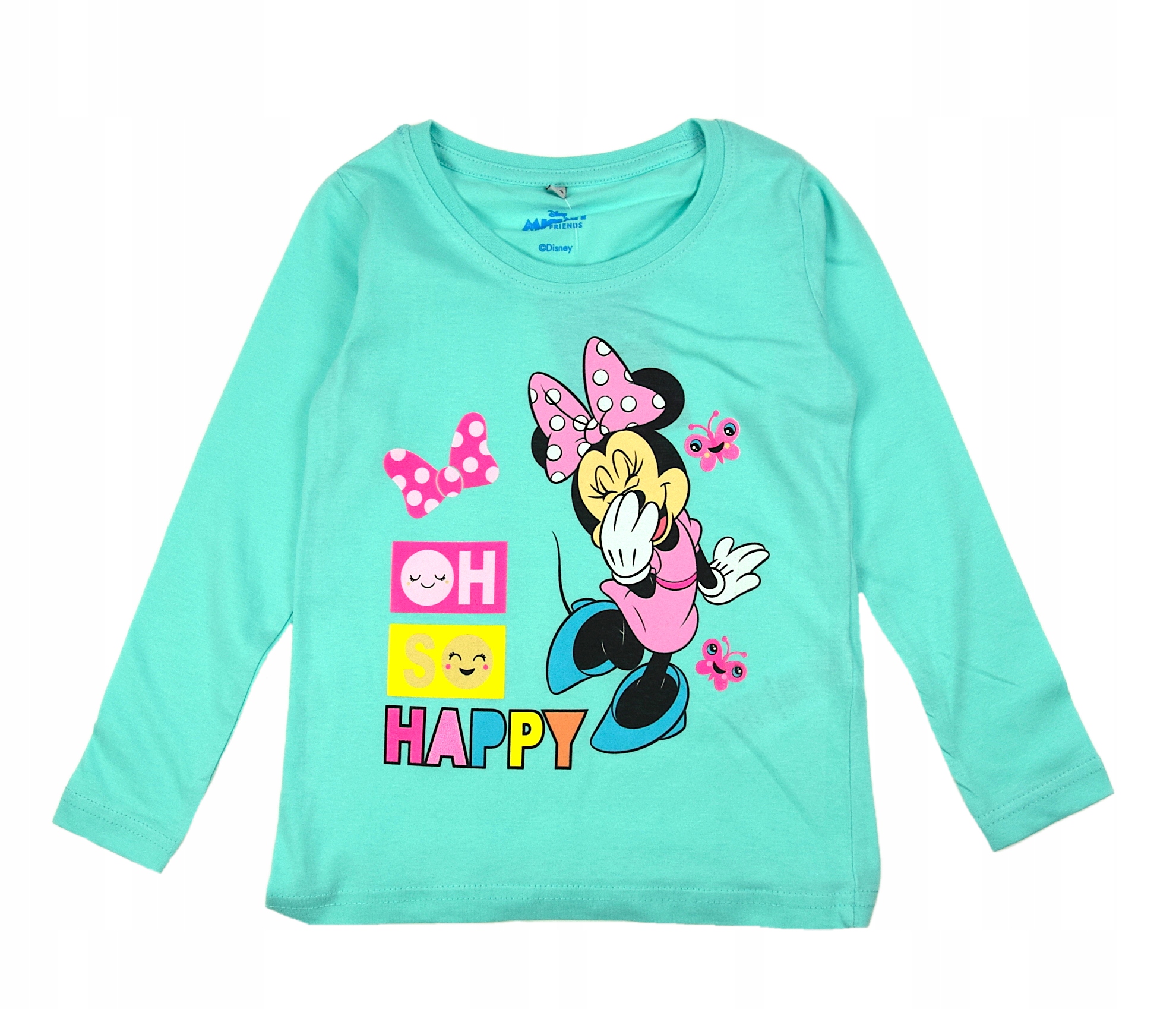 

Bluzeczka Bawełna Myszka Minnie Mięta 134