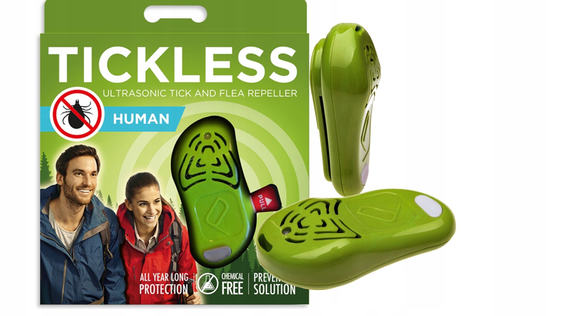 Tickless Human Przeciwko kleszczom bez chemii ultradźwiekowy