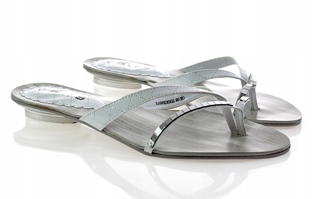 KLAPKI JAPONKI LAKIEROWANE DŻETY 2053 roz. 36