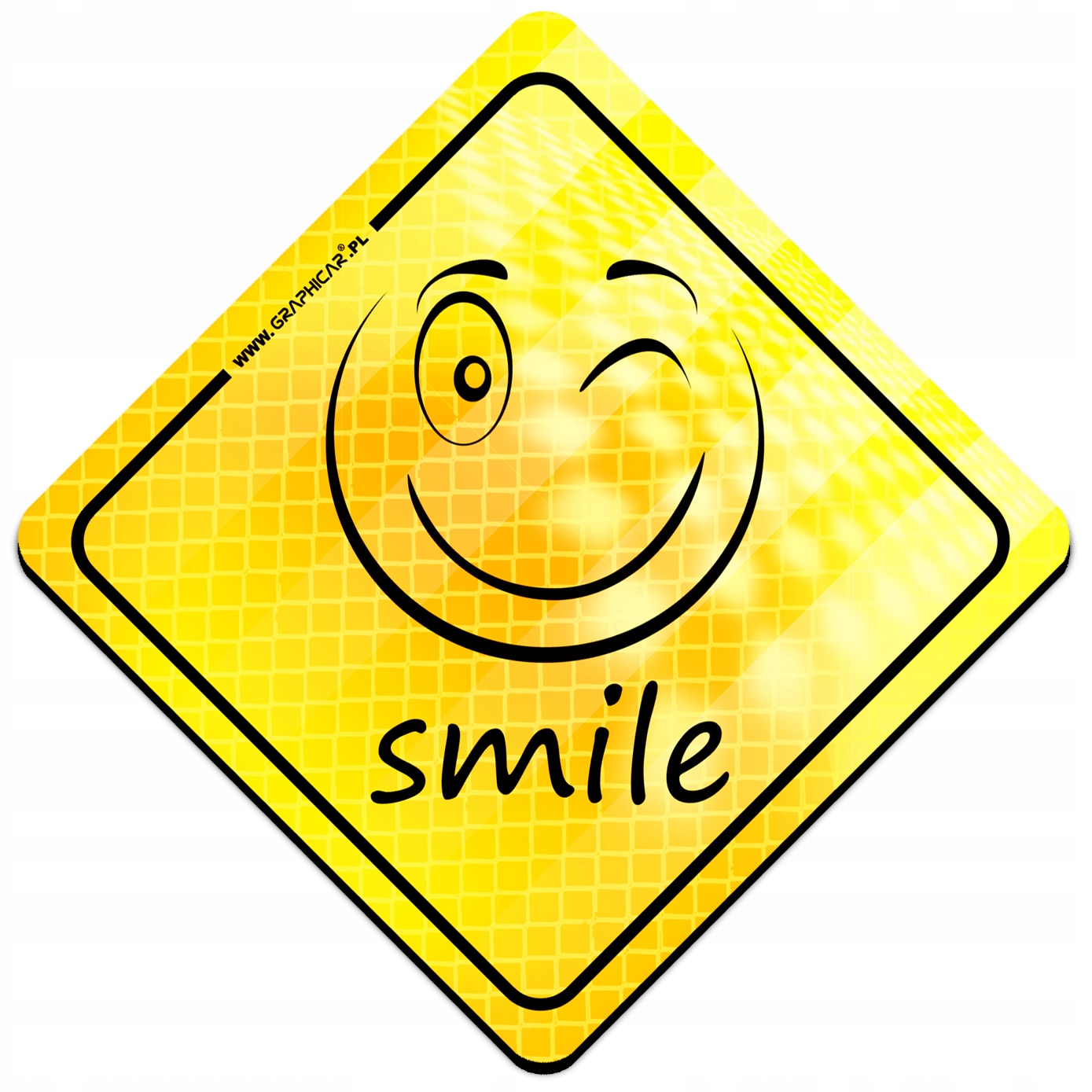 

Magnes Odblaskowy Smile Uśmiechnij Się Widoczny