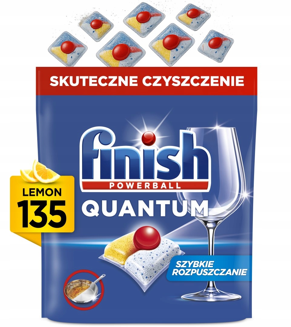Levně Finish Kapsle Quantum 135 lemon