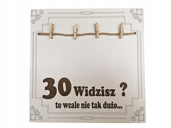 Prezent na urodziny 20 30 40 50 RAMKA DWA KOLORY