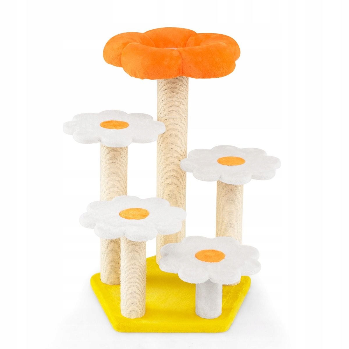 Levně Škrabadlo pro kočky s květinovým motivem. pro kočky Pelíšek .