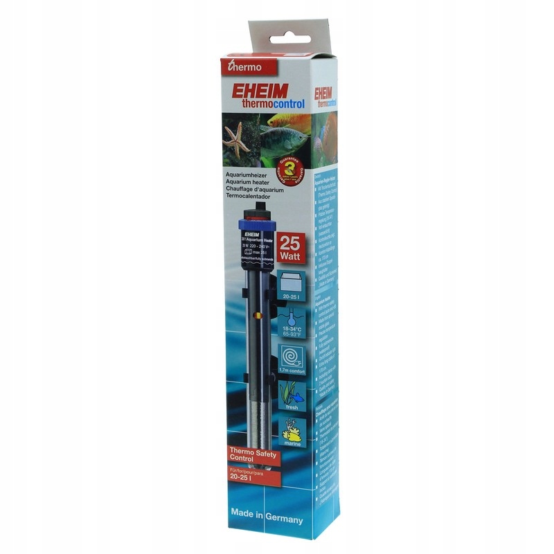 Levně Ohřívač Do Akvária S Termostatem Regulovatelný Ohřívač Vody Pro Ryby 25 W