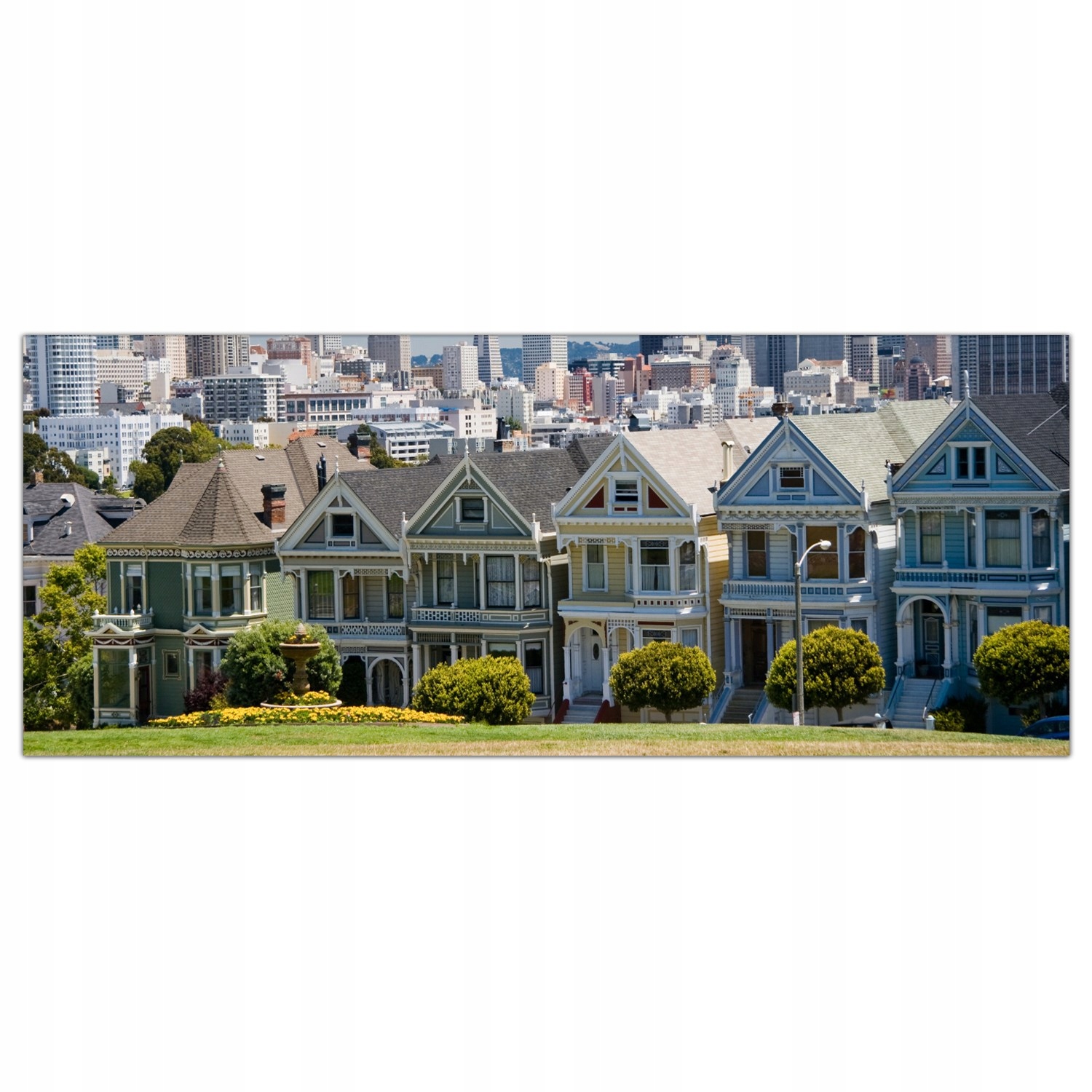 

Hartowany Obraz Szklany San Francisco Alamo 125x50