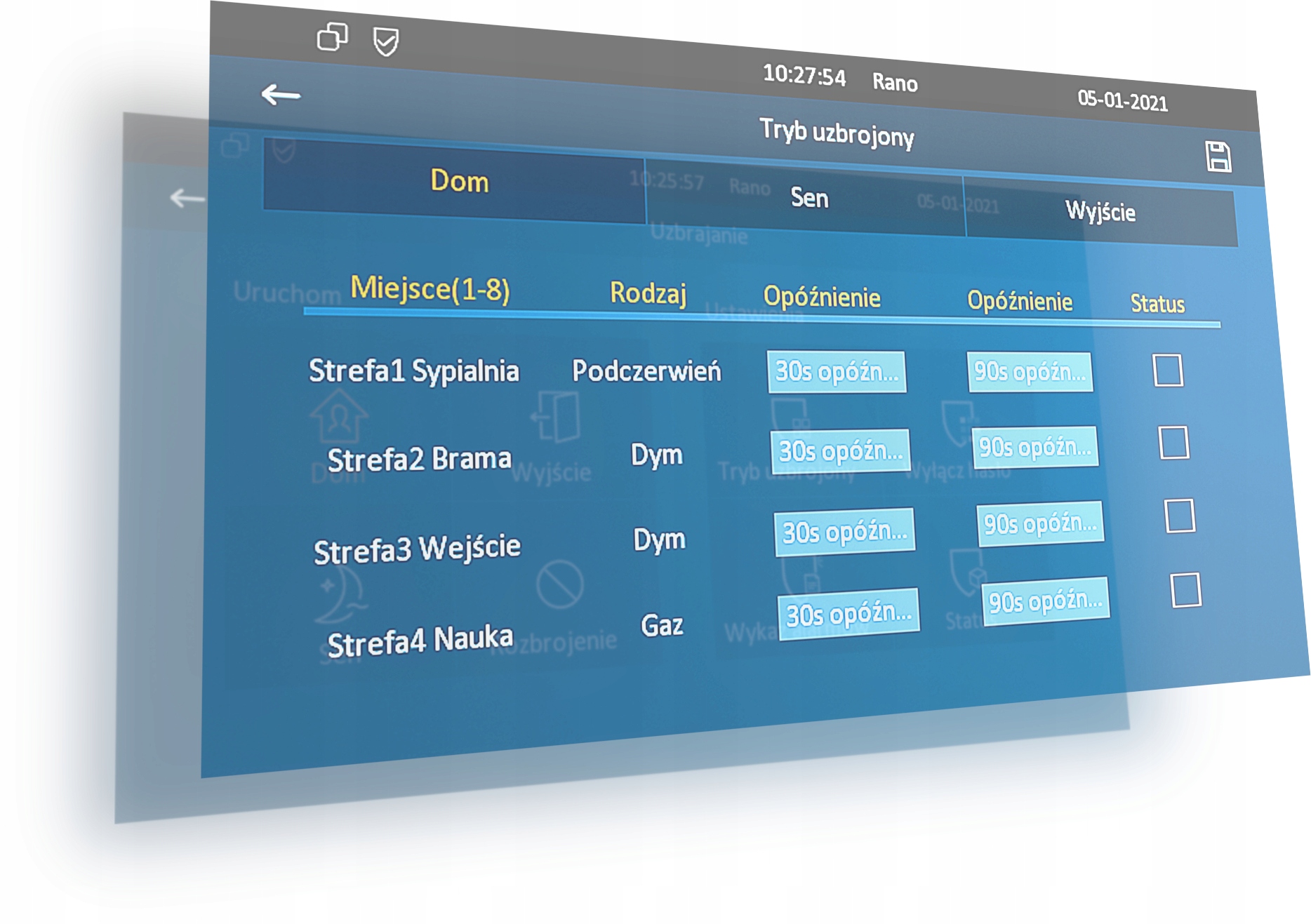 WIDEODOMOFON IP/SIP Akuvox WiFi Bluetooth Monitor 7" C315W Kolor czarny