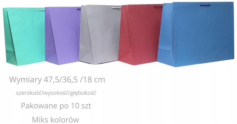 Dekorativní taška na narozeniny Dárkové balení Jednobarevná 10 ks