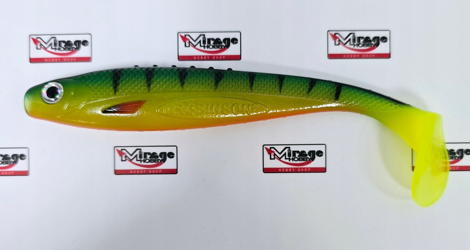 Guma Robinson Longinus 15cm Fire Tiger Na Szczupaka Sandacza