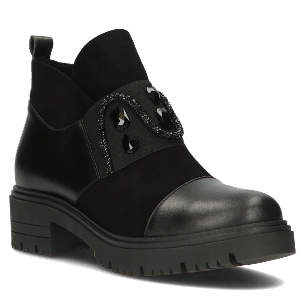 Buty damskie botki skórzane Filippo obcas r.40
