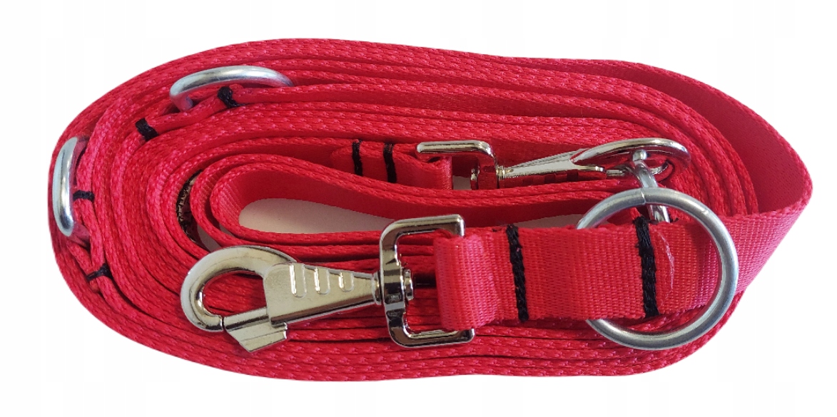 Levně Vodítko o délce 5 m s tlustou páskou pro psa pro L-XL různé barvy