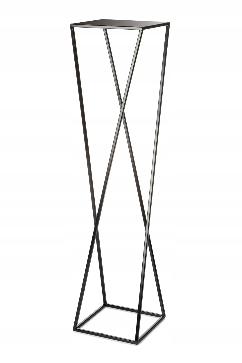 

Kwietnik Stojący Stojak Na Kwiaty Czarny 100 CM
