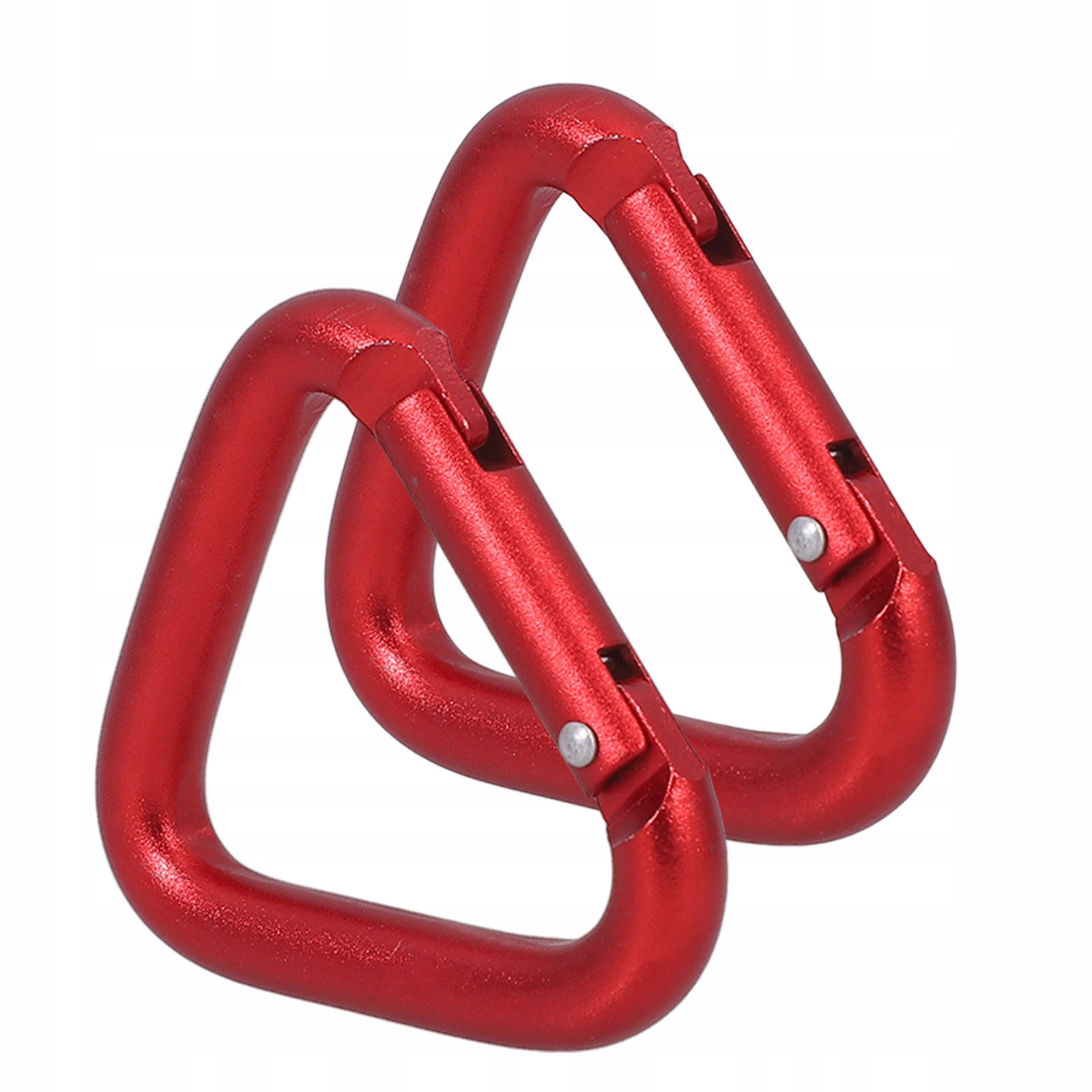2 Szt. Czerwony Karabinek Aluminiowy Do Wspinaczki Outdoor