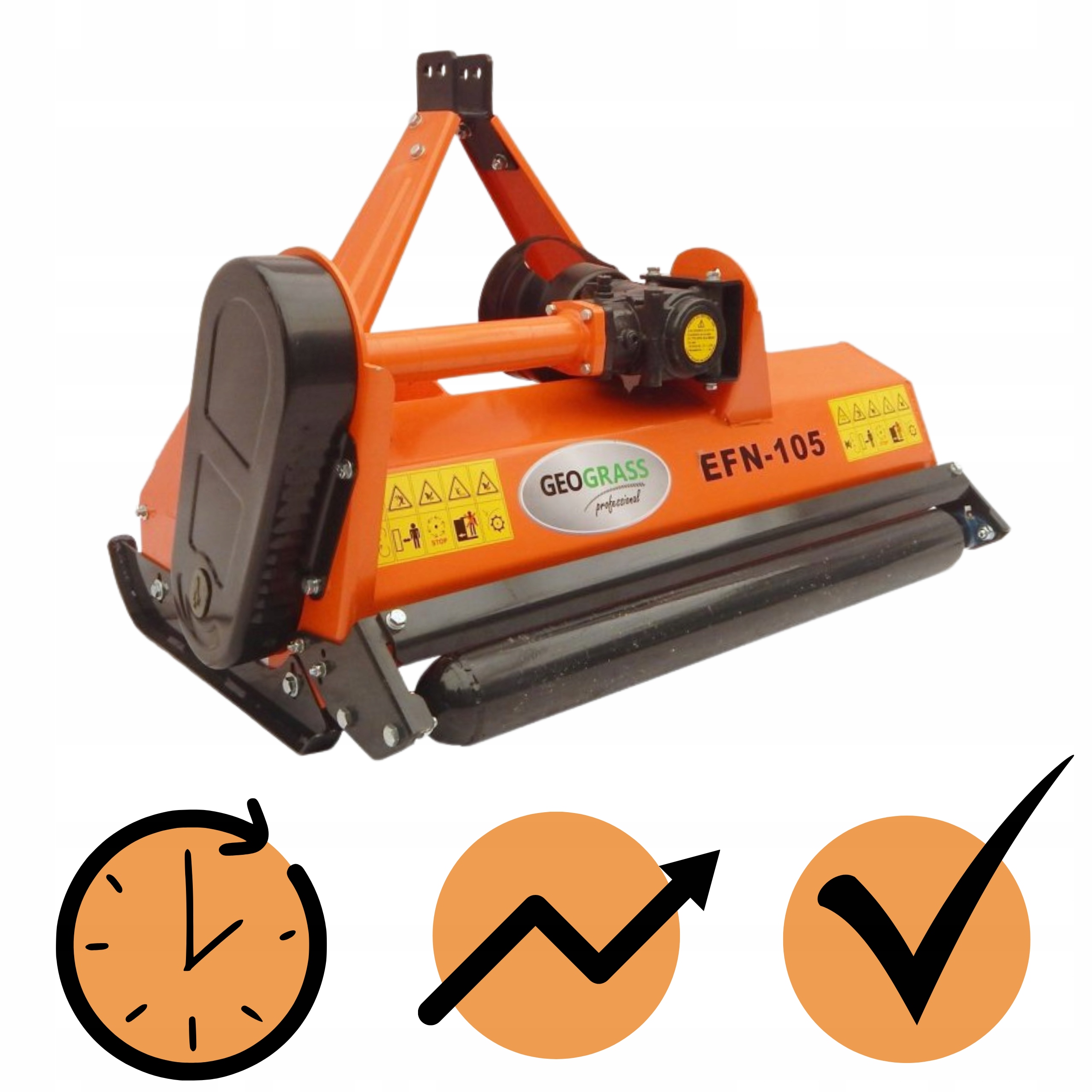 KOSIARKA BIJAKOWA DO TRAKTORKA MULCZER KLASY LEKKIEJ 15 MŁOTKÓW GEOGRASS Marka inna