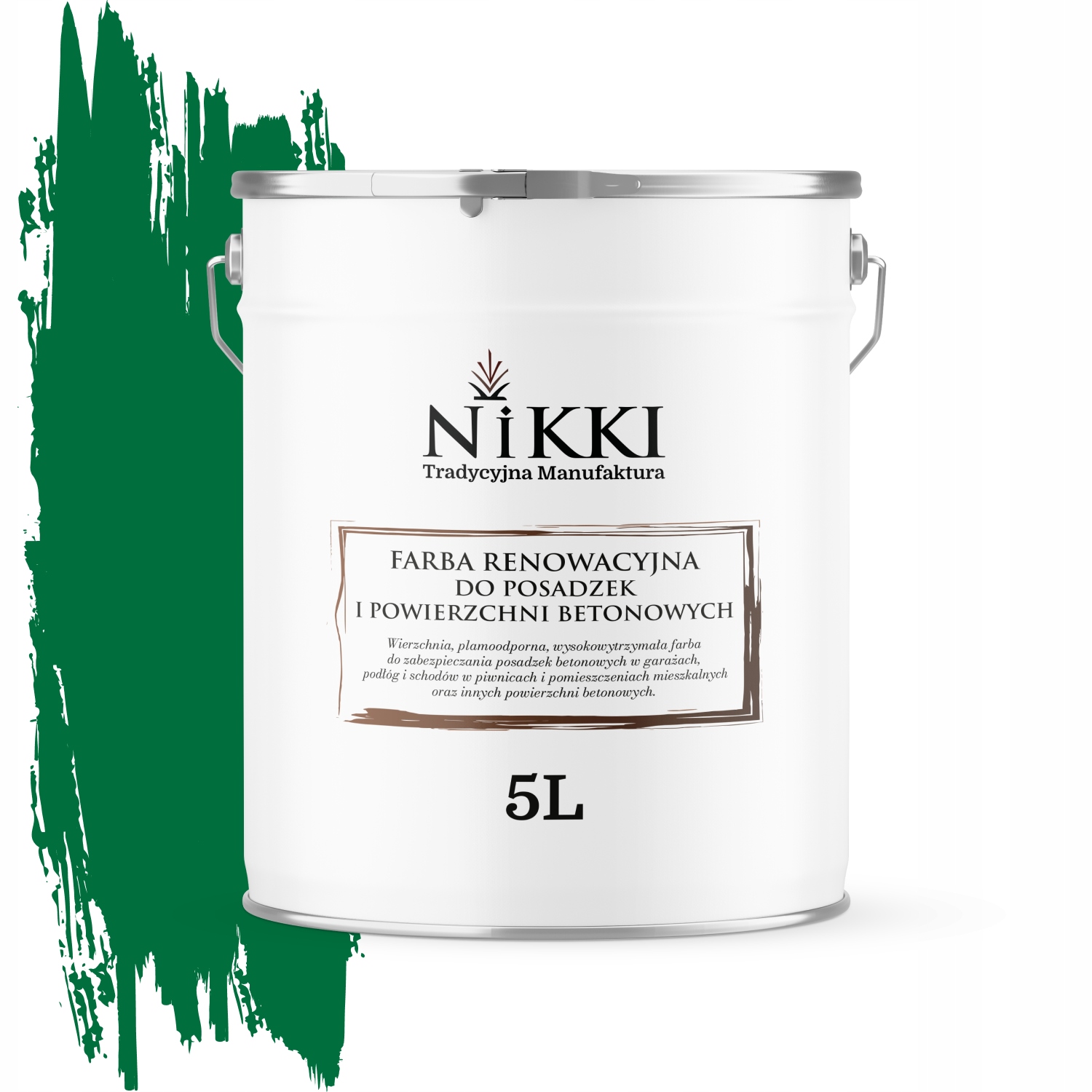 Farba Na Renováciu Betónových Podláh 5 L Zelená RAL6029 Saténová