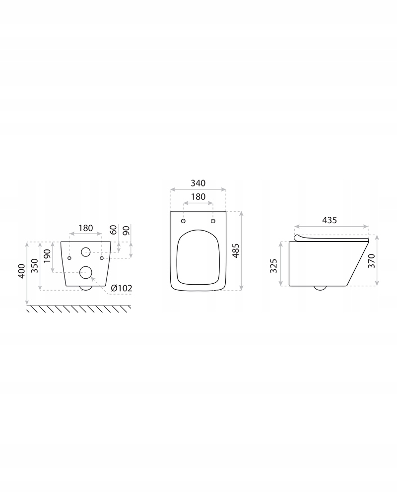 Miska wisząca WC Lavita Lago Kod producenta 5908211491950