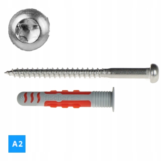 

DuoSeal 6x38 Tx A2 kołek fischer 557727 1szt.