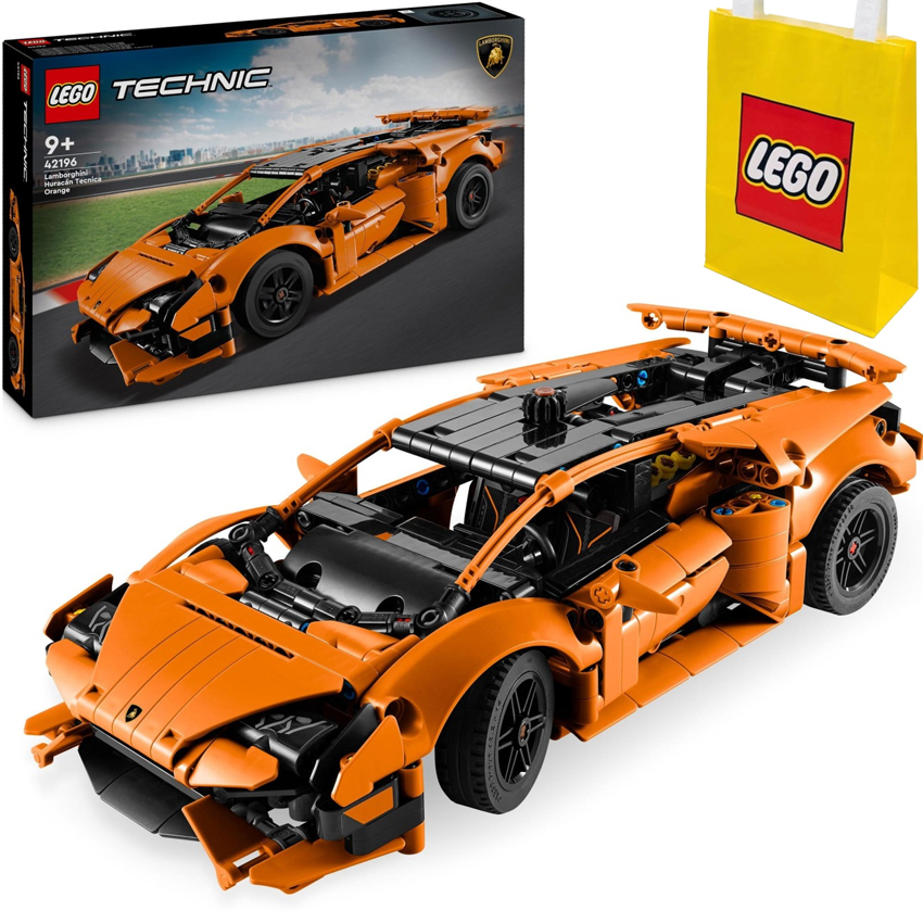 Lego Technic 42196 Oranžové Lamborghini Huracán Tecnica taška Lego!
