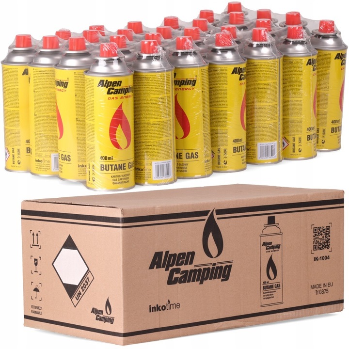 

Kartusz gazowy Alpen Camping 28x400ml Nabój gazowy