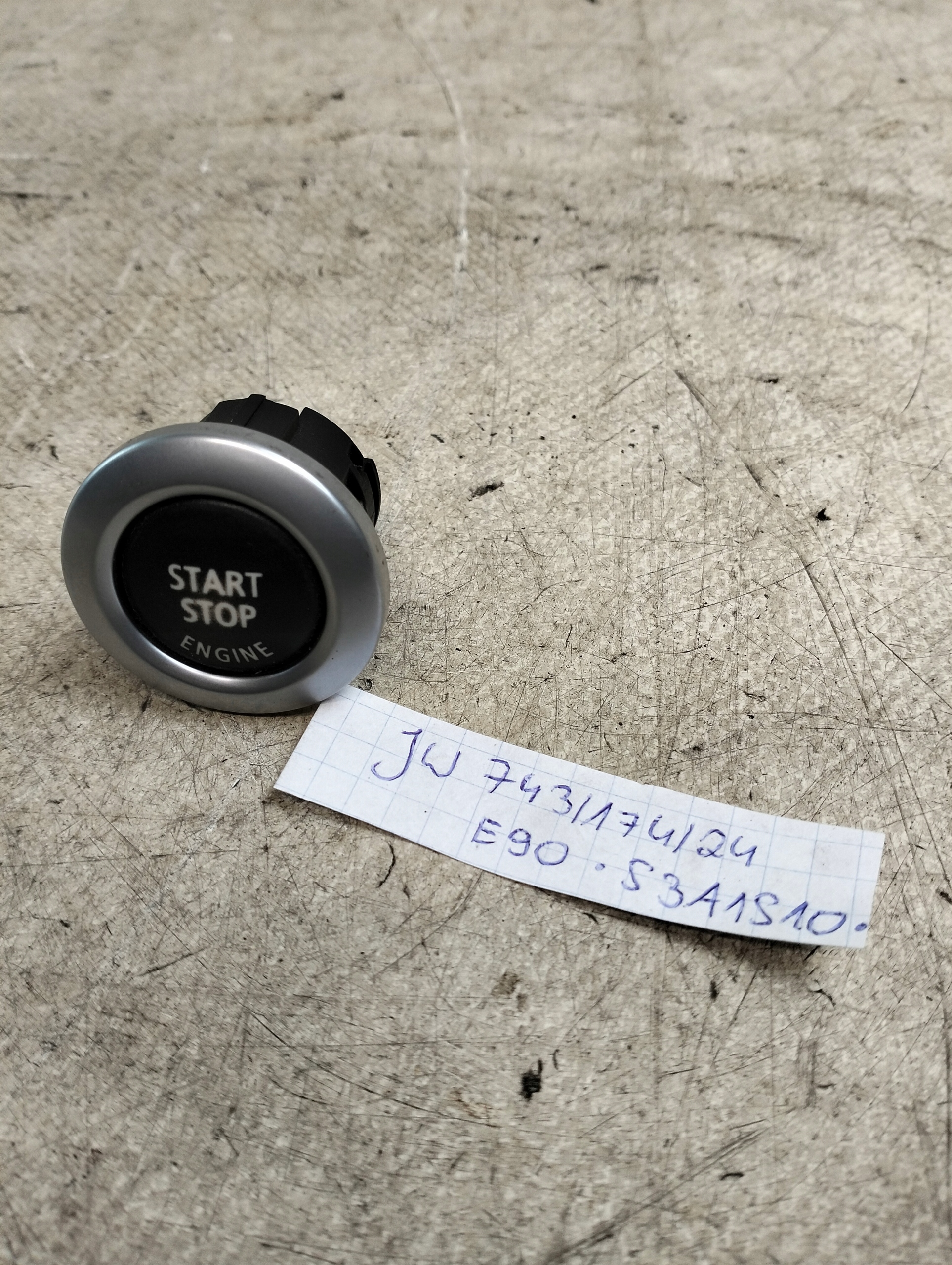 Schalter START STOP BMW E90 6949913-07