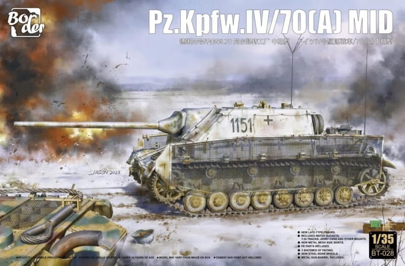 Pz.Kpfw. IV/70 (a) Střední verze 1:35 Border Model BT028