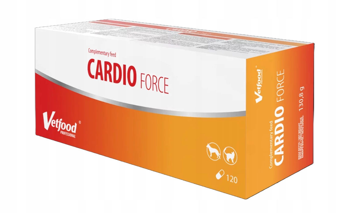 Vetfood Cardioforce 120 Kapsułek zdrowe serce