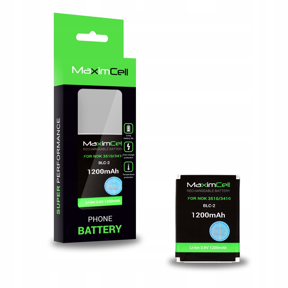 Bateria do Nokia 3510/3410 (BLC-2) 1200mAh Li-ion Maximcell