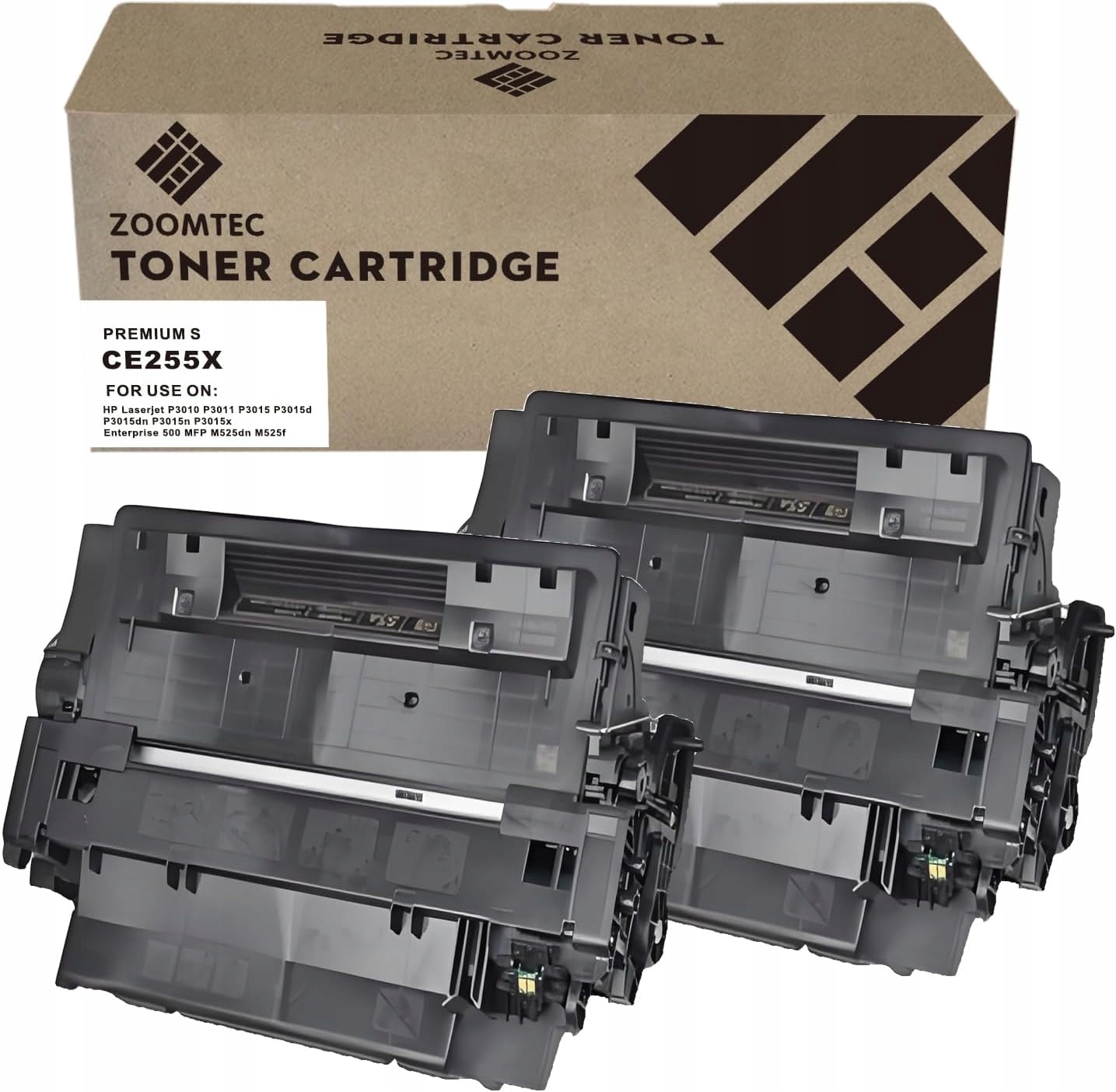Kompatibilní toner CE255X 2xčerný pro Hp LaserJet P3010/P3015/M525