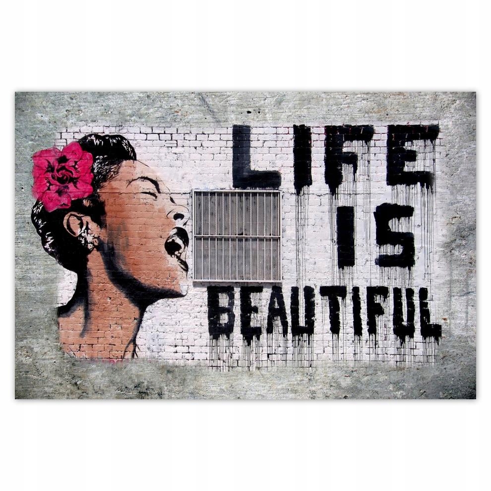 

Plakat 93x62 Life is Beautiful Banksy