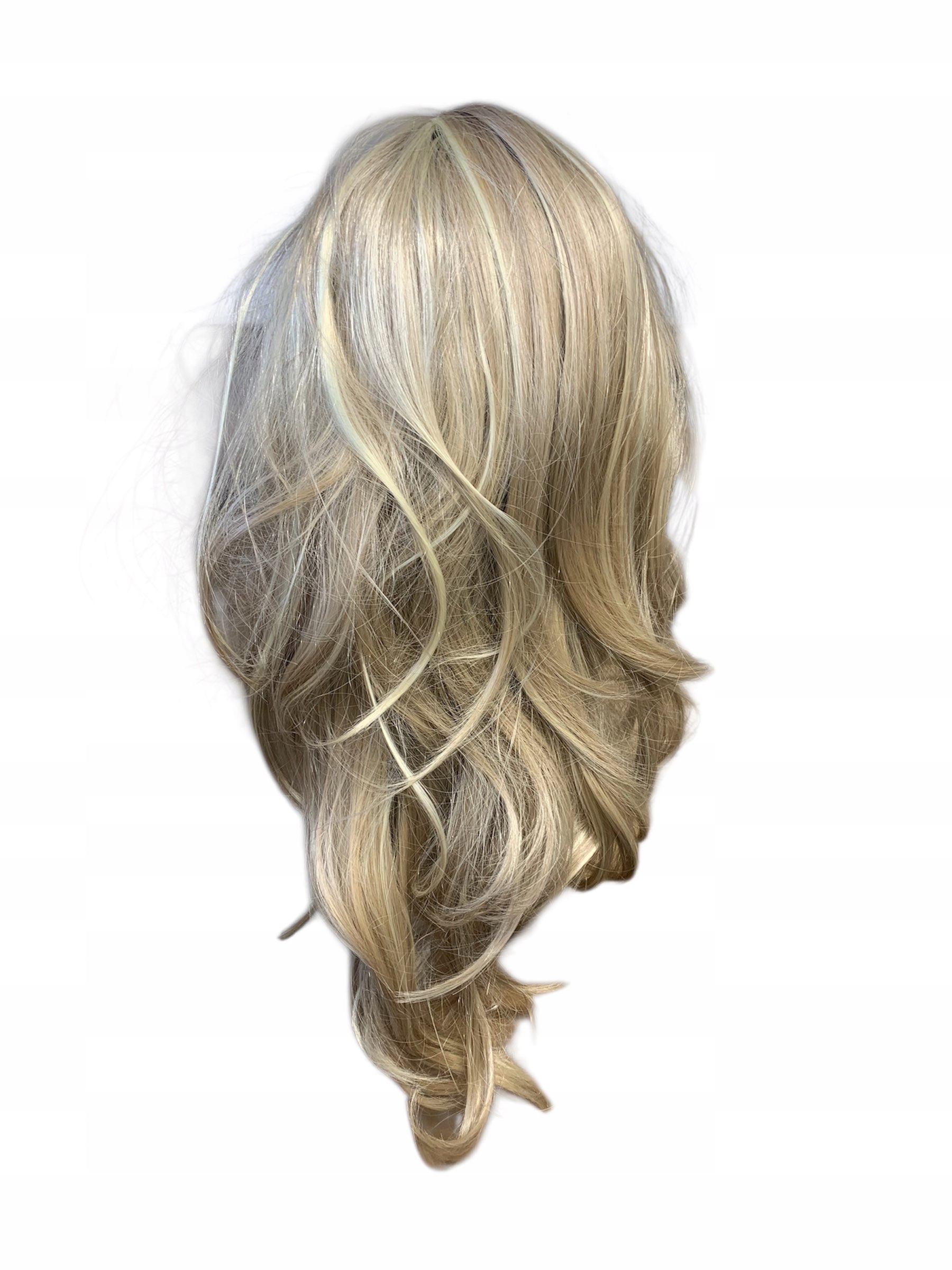 Paruka Feshfen Dlouhá s hřívou, špinavá blond 65 cm, přírodní vzhled