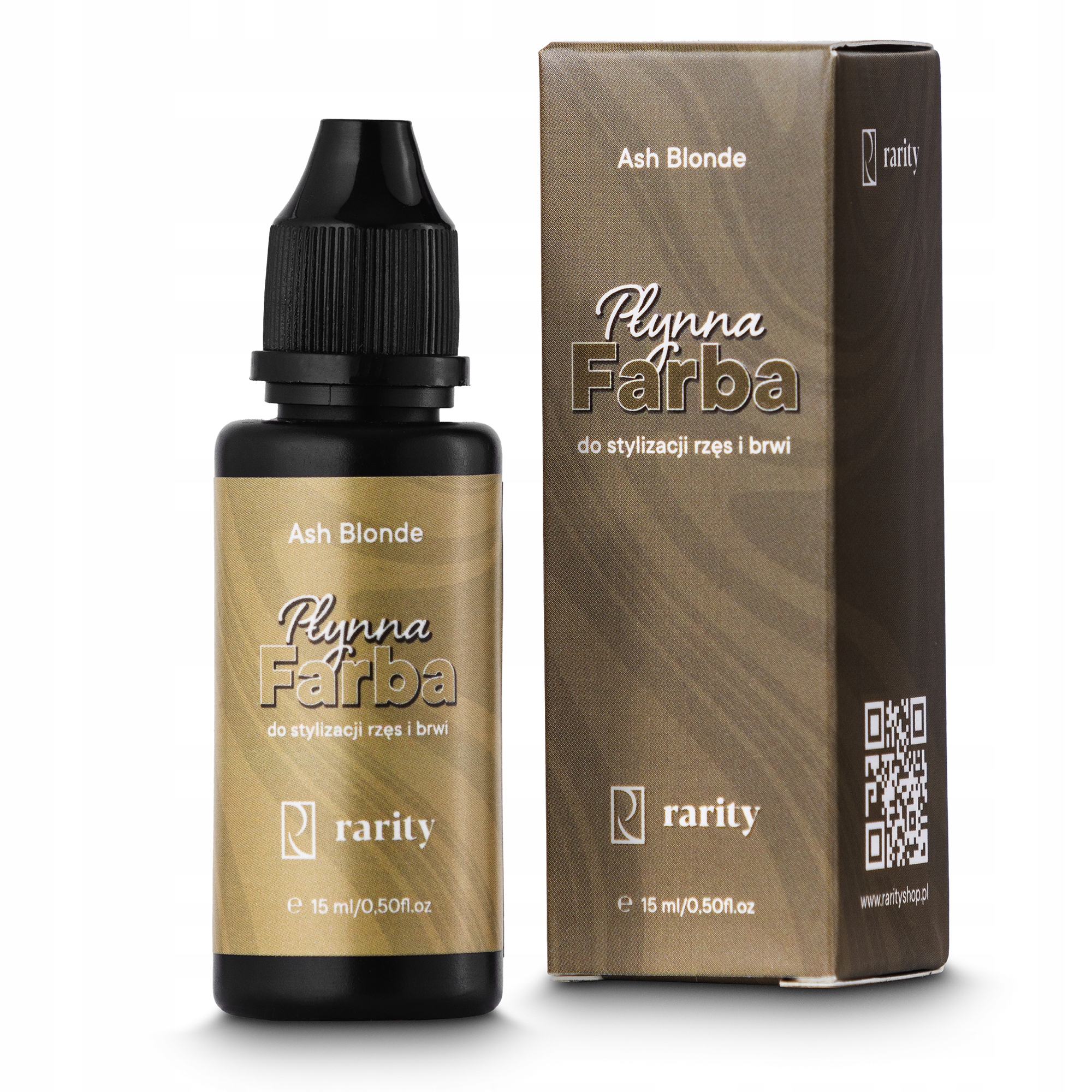 Tekutá Barva pro úpravu řas obočí a pro airbrush olivově blond