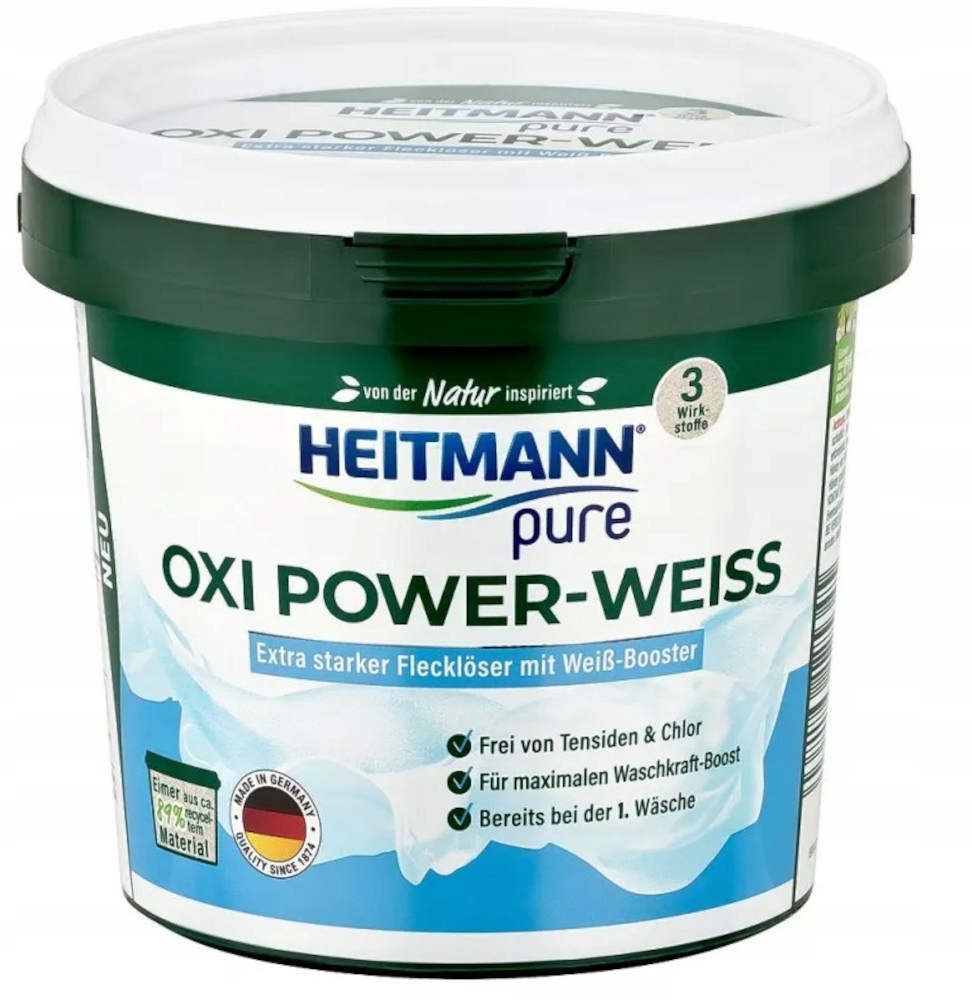 

Odplamiacz w proszku Heitmann 0,5 l 0,5 kg