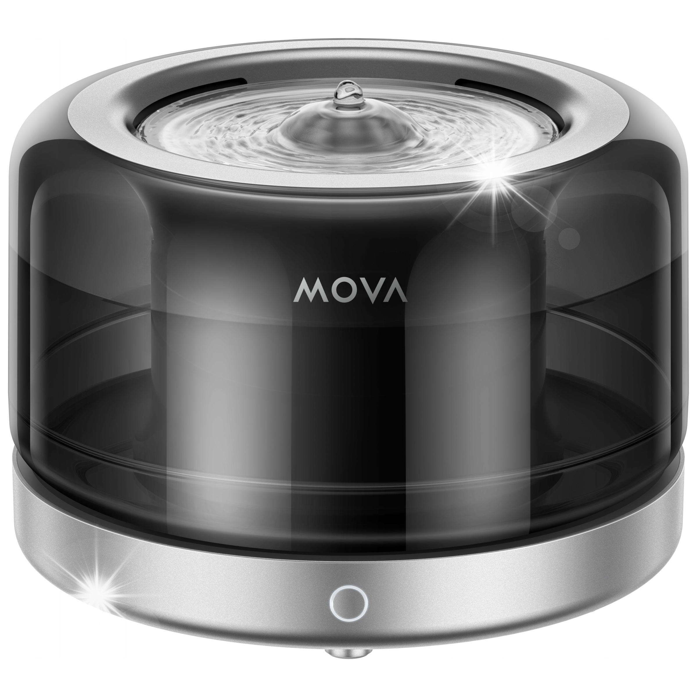 Krmítko pro zvířata Mova Wf20 Pro Pro Psa Kočku Objem 3 l Nerezová Ocel