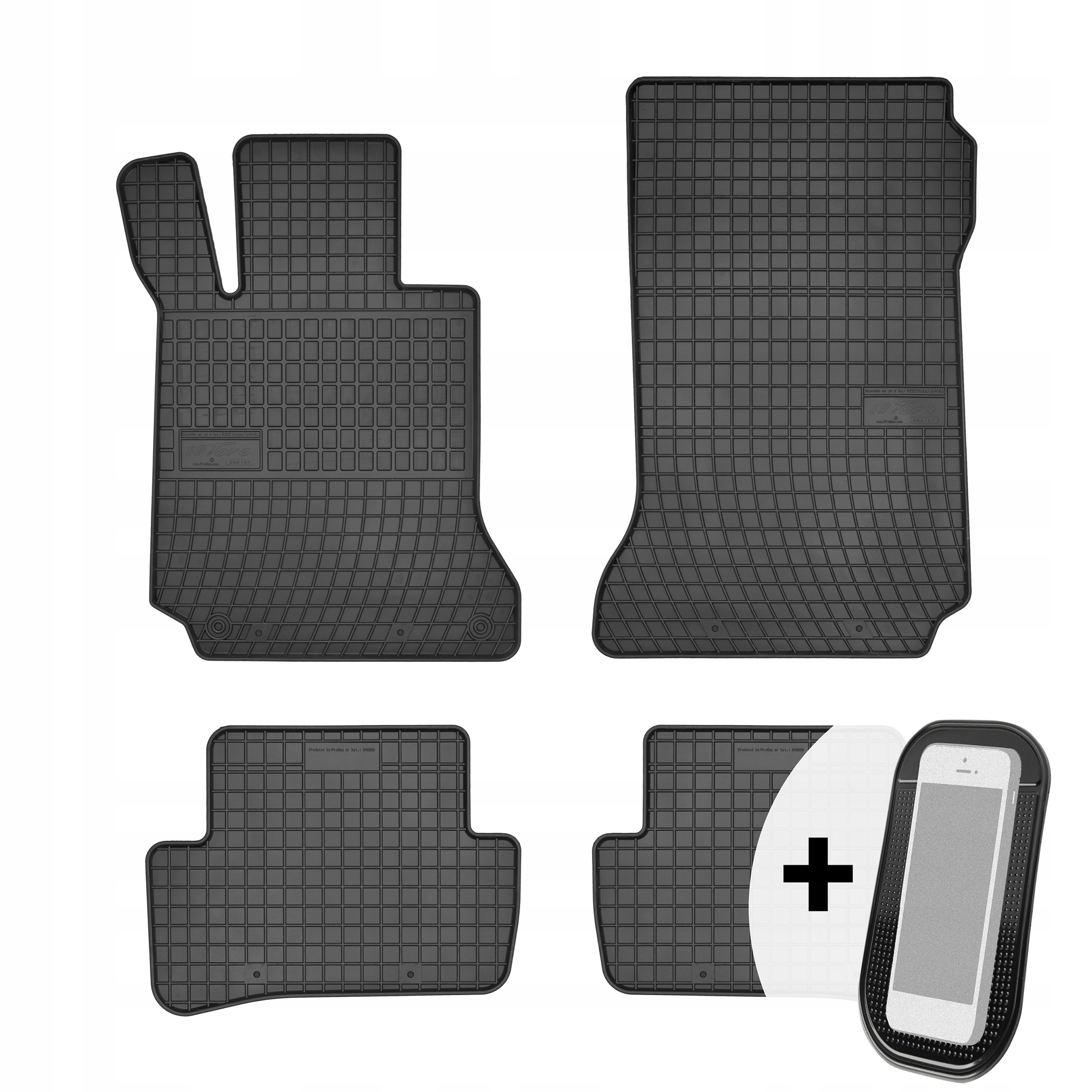 Gumové rohože pre Mercedes C-Klasa W204 2007-2014