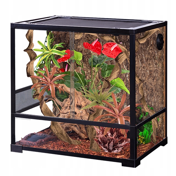 Repti Planet Terrarium Szklane Składane 60x45x60cm