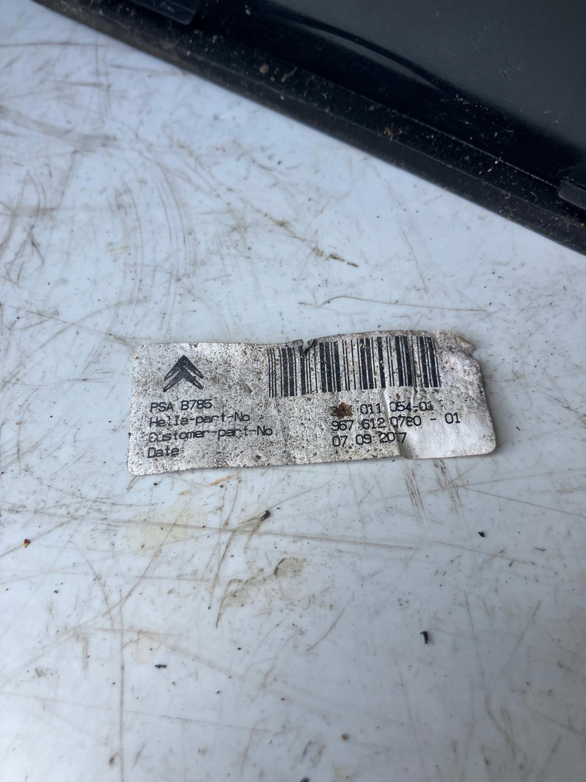 light left rear part CITROEN C4 PICASSO II KROTKI 9676120780