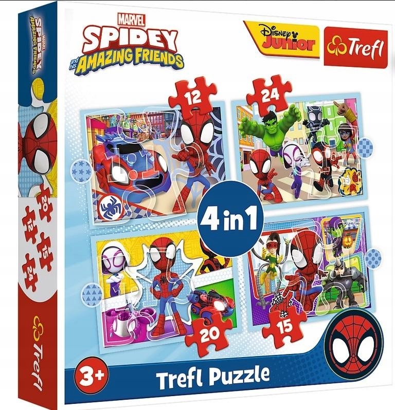 

Puzzle 4W1 Ekipa Spidey'a Trefl