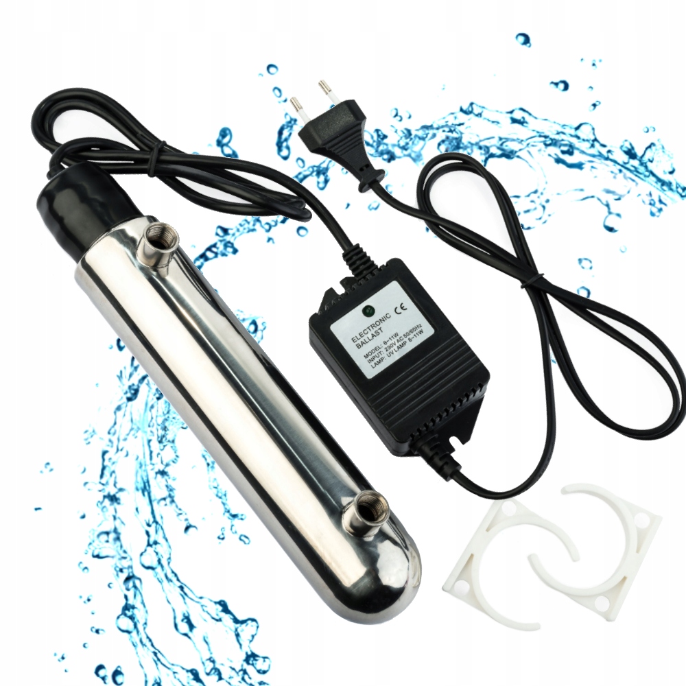 Reverzní osmóza Uv lampa 1/4"x1/4" Green Filter pro dezinfekci vody